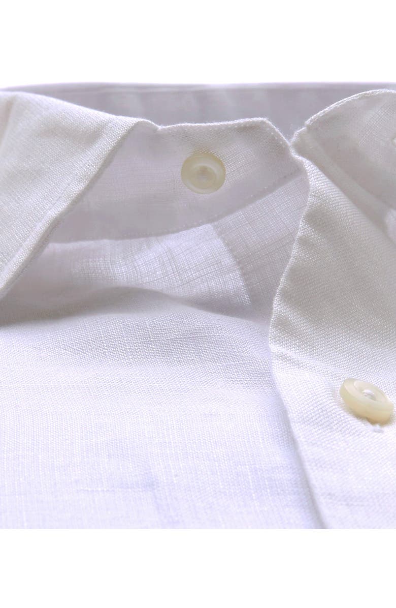 David Donahue Trim Fit Barrel Cuff Dress Shirt, Alternate, color, 