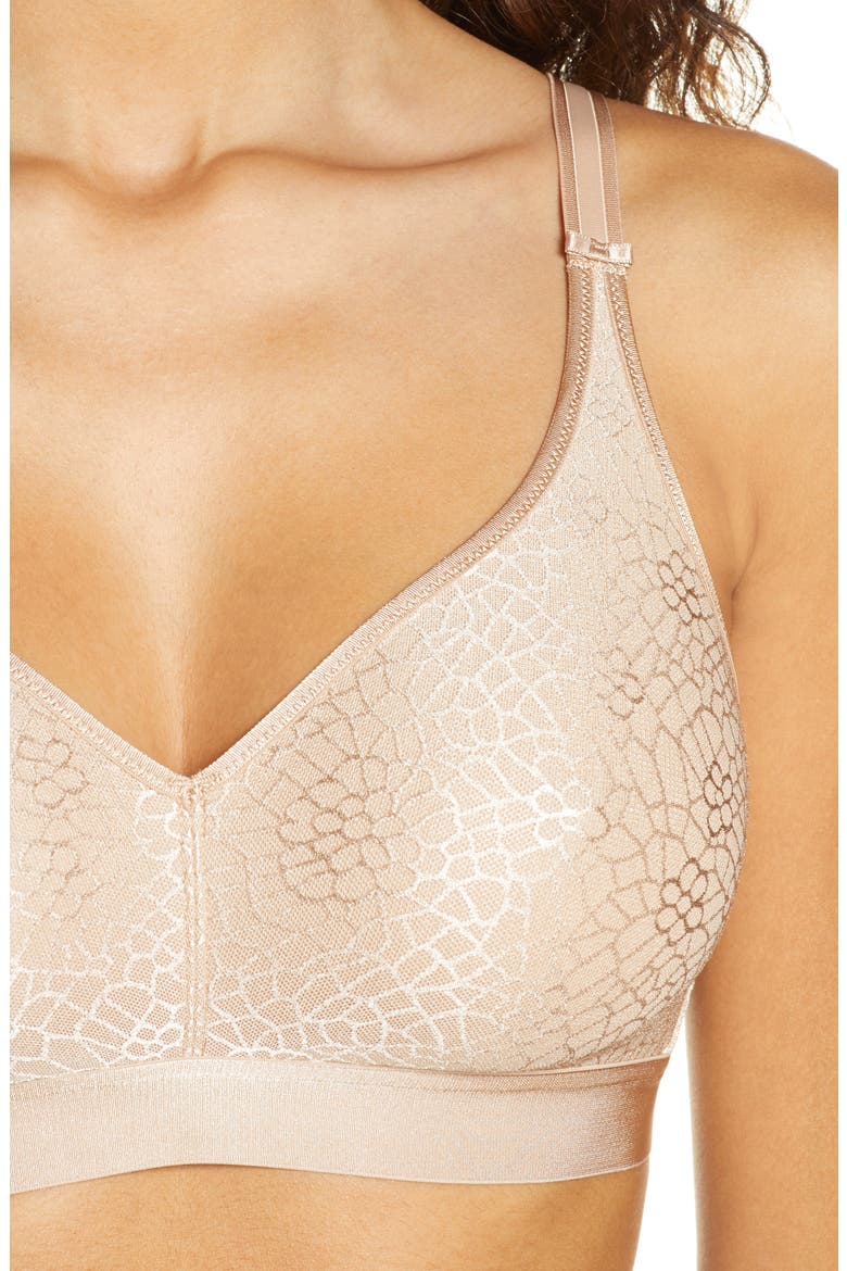 C Magnifique Wirefree Minimizer Bra, Alternate, color, ULTRA NUDE
