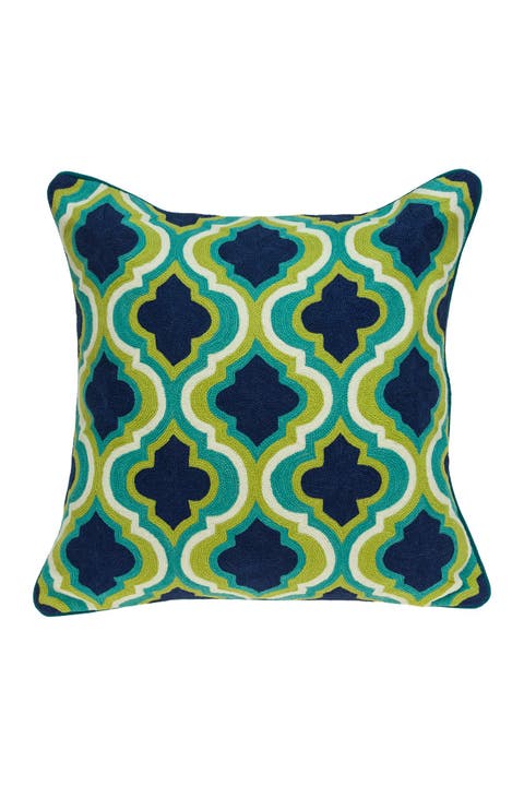 Handmade Muja Traditional Pillow - 20" x 20" - Multi
