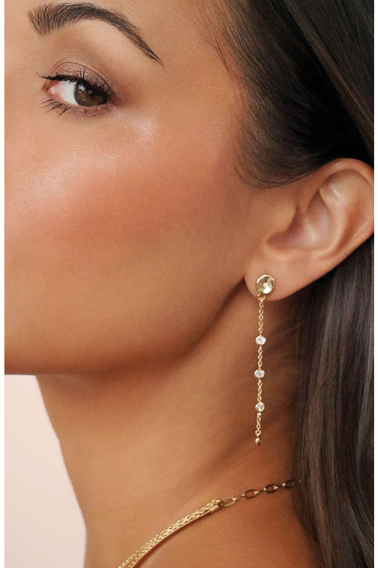 Dainty Dream Drop Earrings, Alternate, color, GOLD