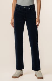 KUT from the Kloth Quinn Slim Straight Leg Corduroy Pants