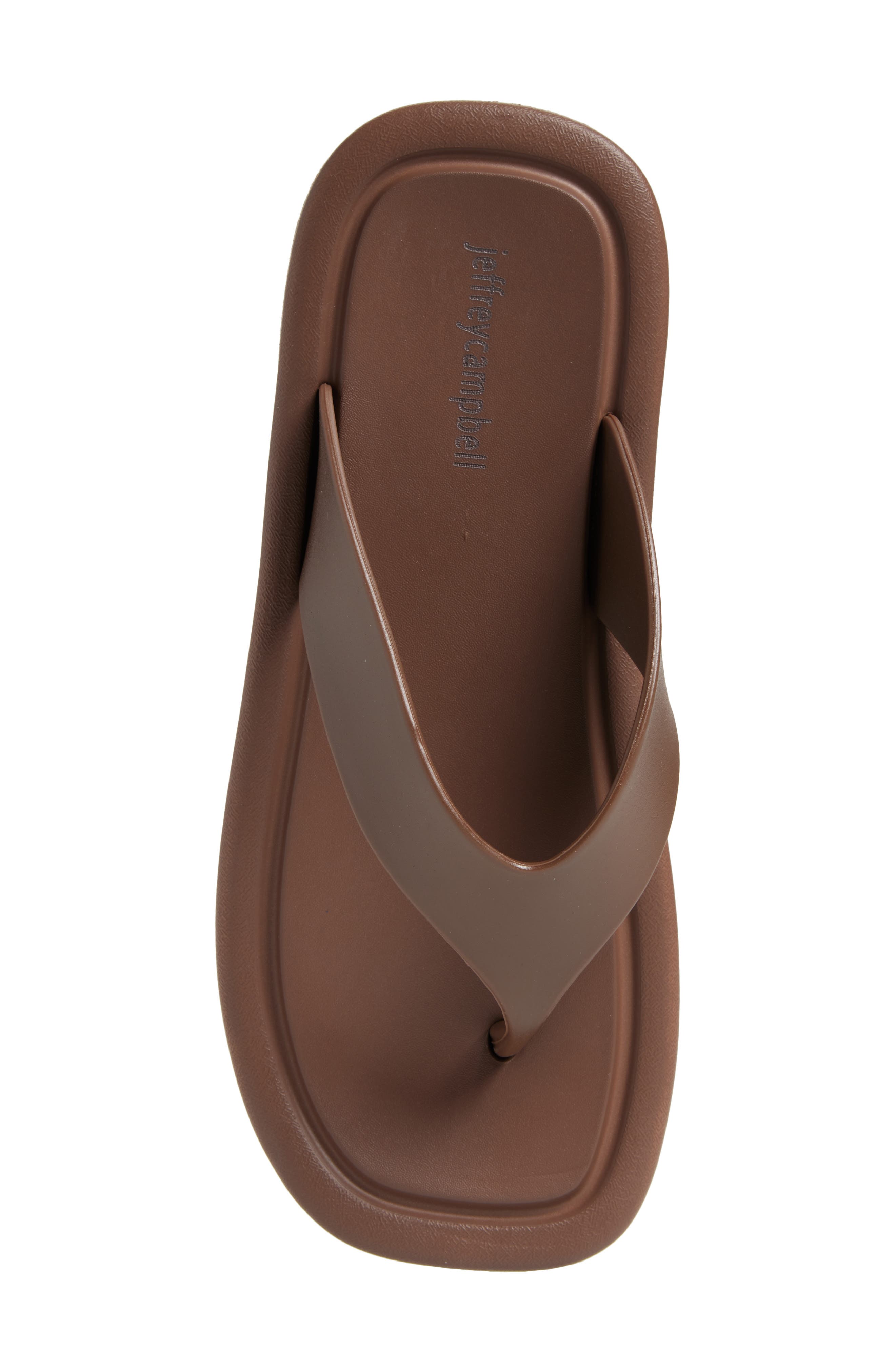 Jeffrey Campbell Darcie Flip Flop, Alternate, color, Brown