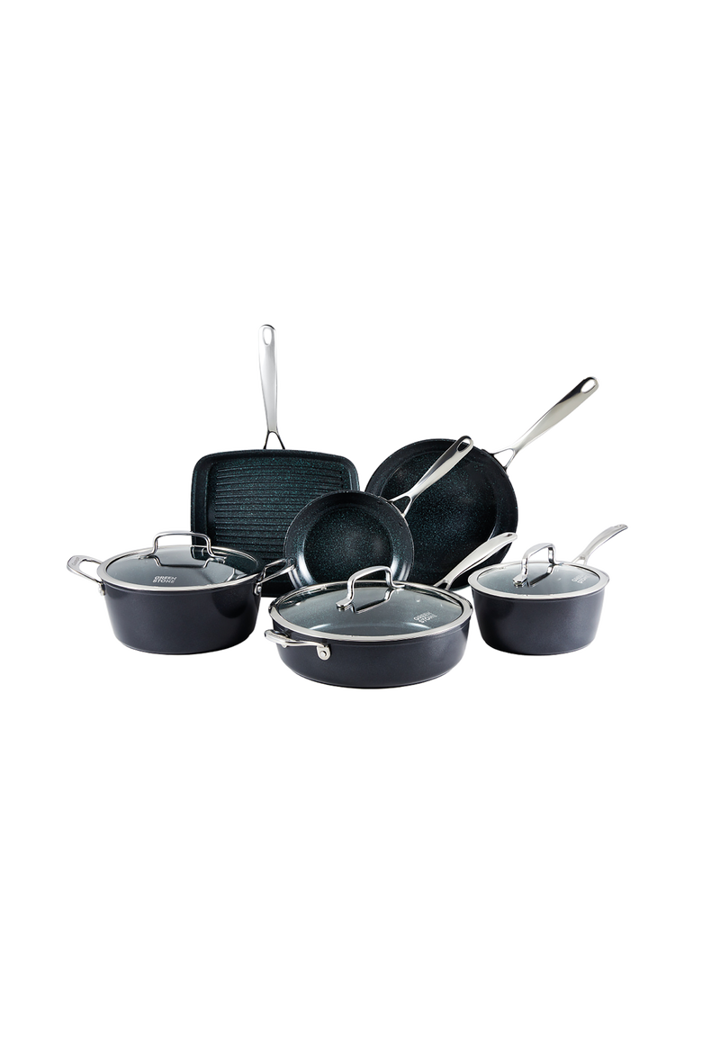 GREEN STONE™ 9-Piece Cookset, Main, color, Black