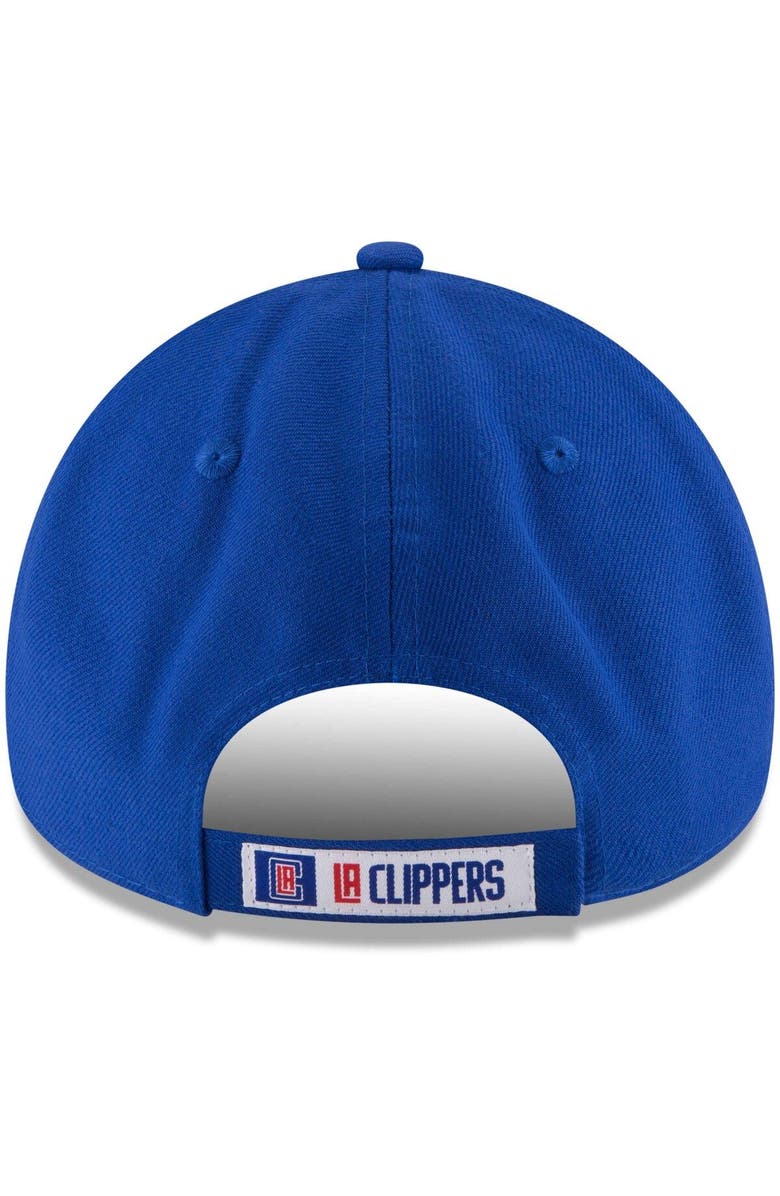 New Era Men's New Era Royal LA Clippers Official Team Color 9FORTY Adjustable Hat, Alternate, color,