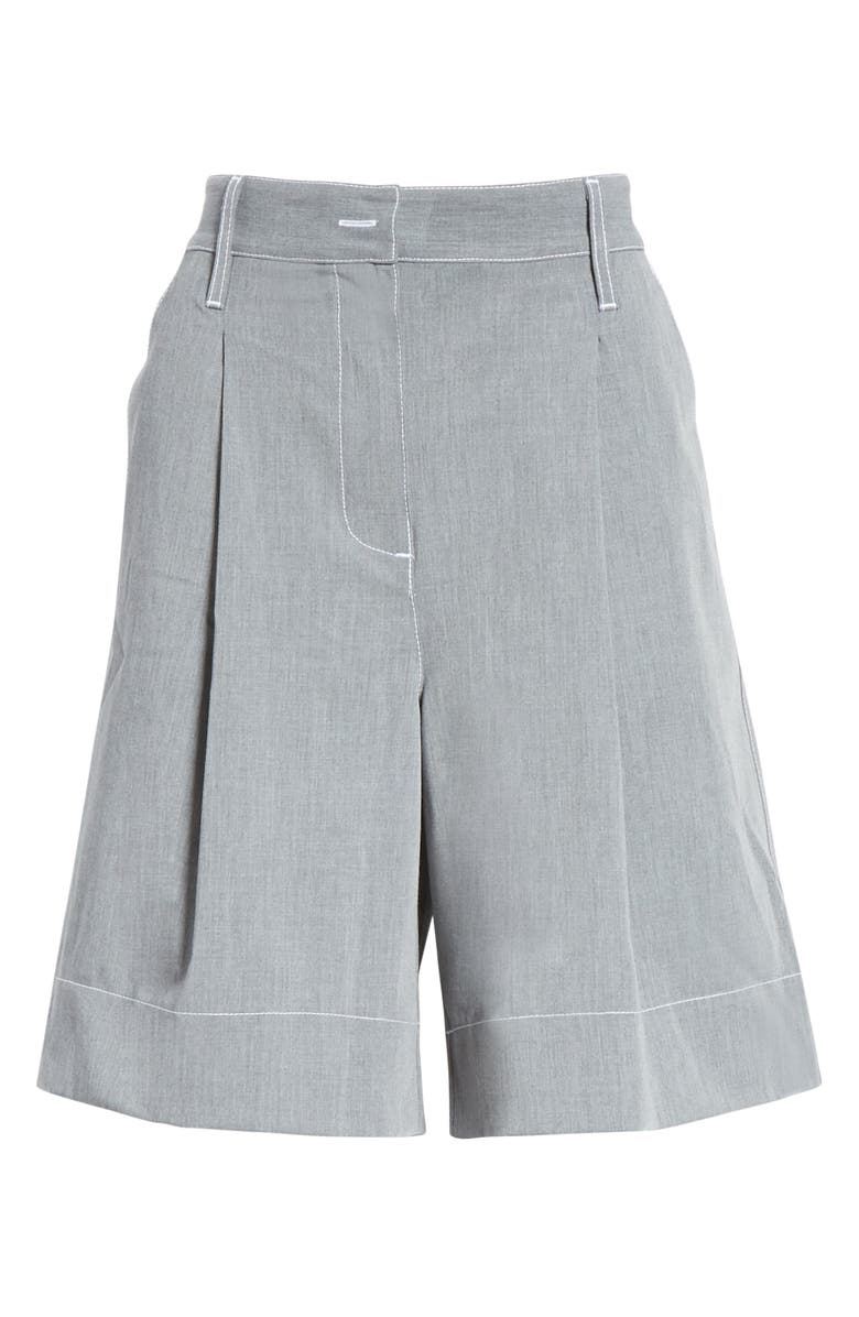 STAUD Shiloh Pleated Shorts, Alternate, color, 