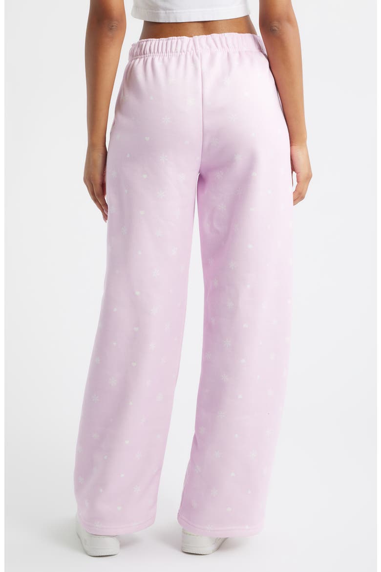 Snow Angel Core Wide Leg Sweatpants, Alternate, color, LIGHT PINK