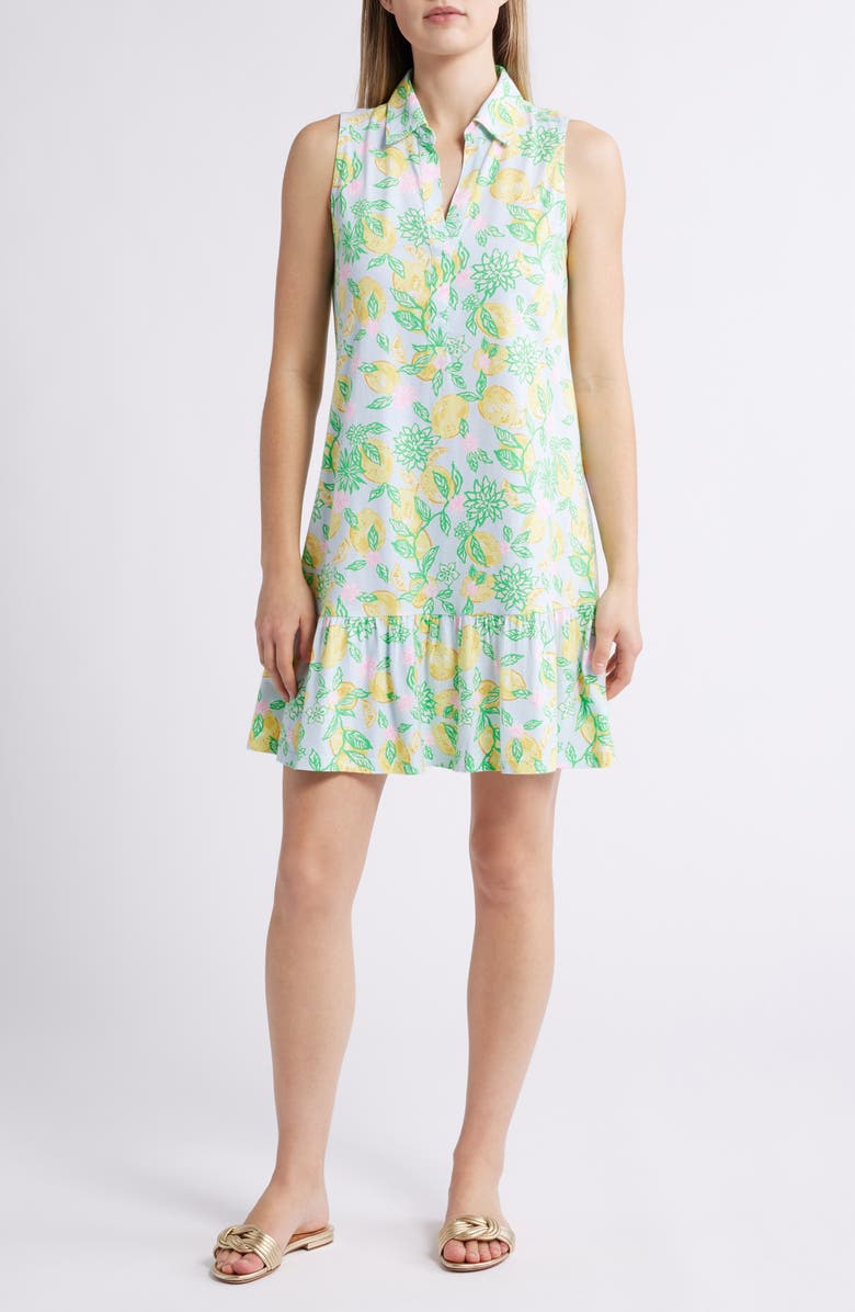 Lilly Pulitzer<sup>®</sup> Riegan Sleeveles Polo Dress, Main, color, 