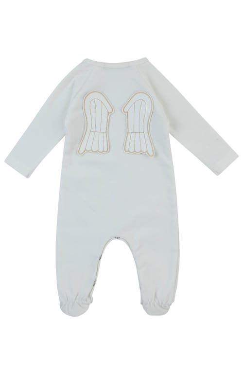 Noggiwear Wings Footie In Off-white