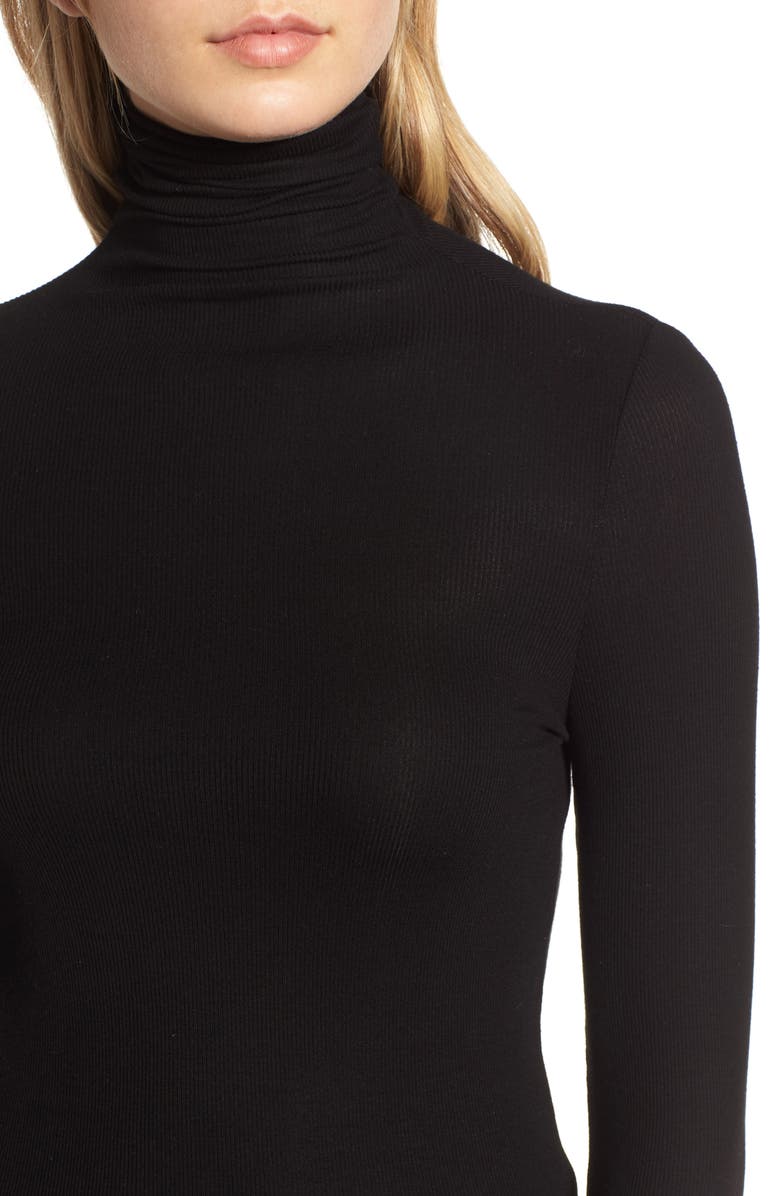 AG Chels Ribbed Turtleneck Sweater, Alternate, color, 
