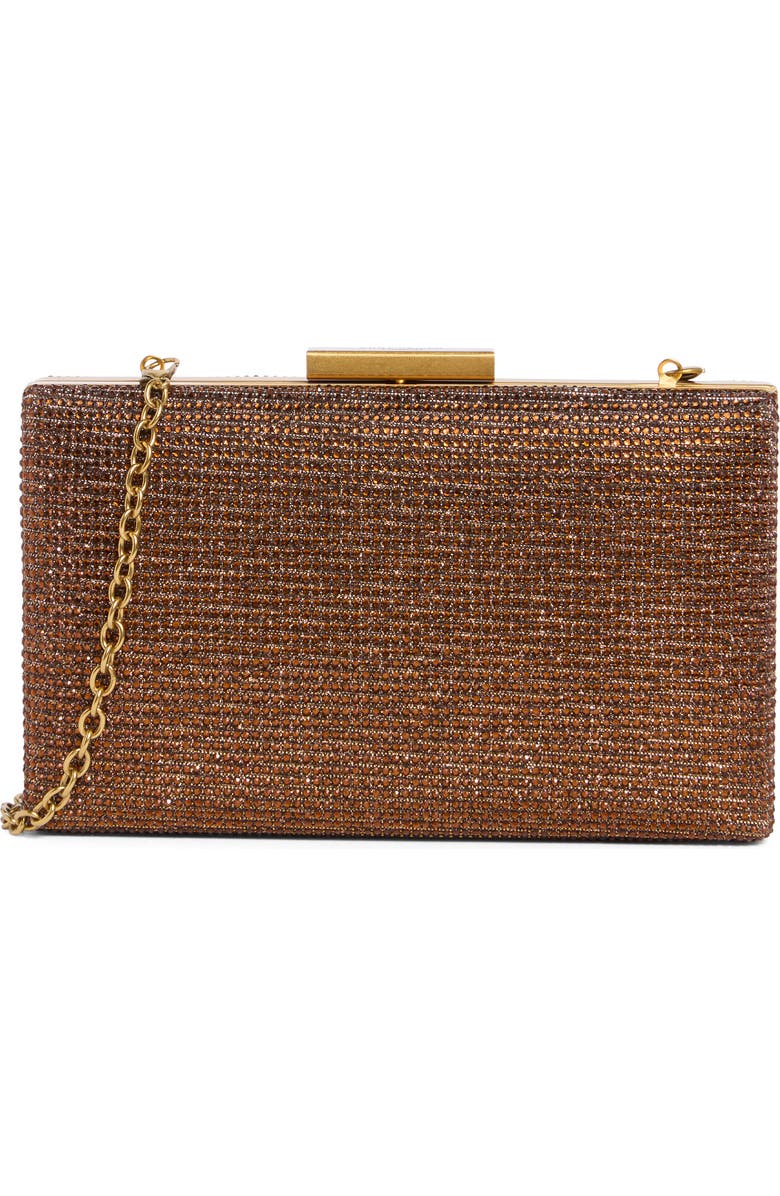 Kurt Geiger London Box Clutch, Main, color, Rust/Copper