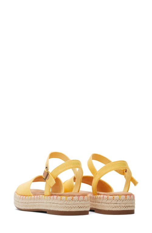 TOMS TOMS ABBY FLATFORM ESPADRILLE SANDAL