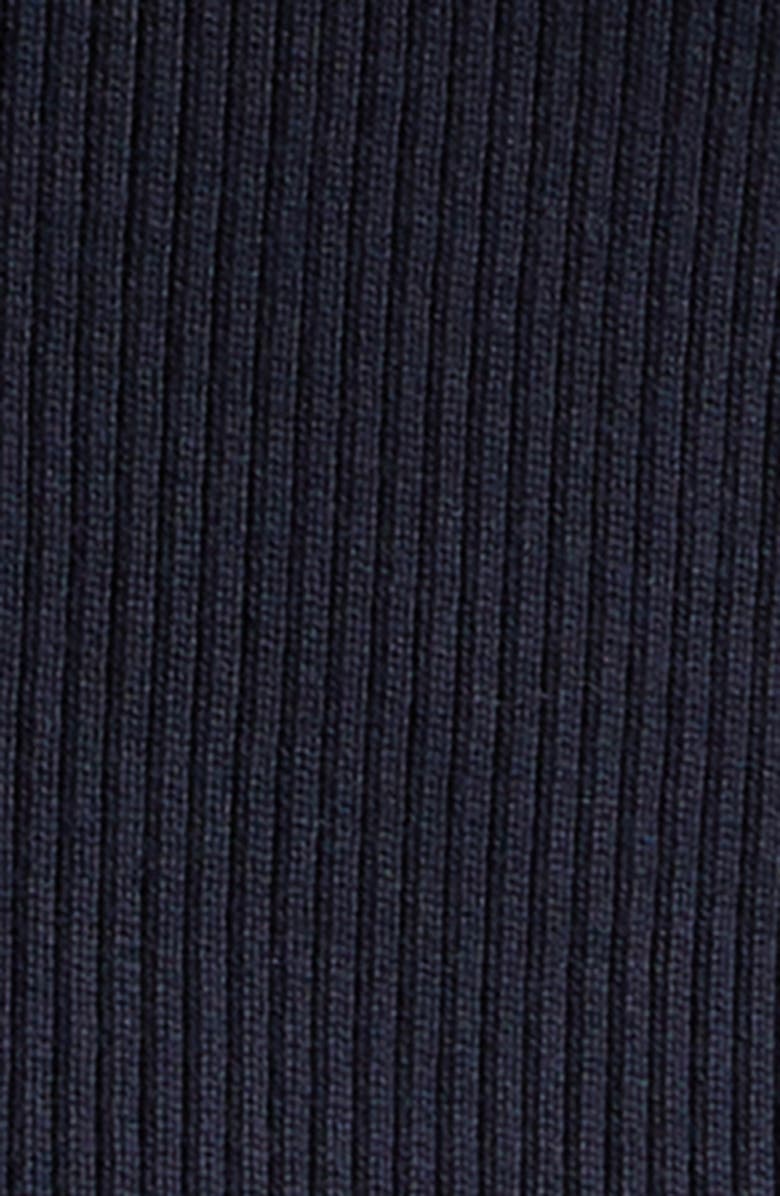 Thom Browne Sailboat Jacquard Cotton Cardigan, Alternate, color, Navy