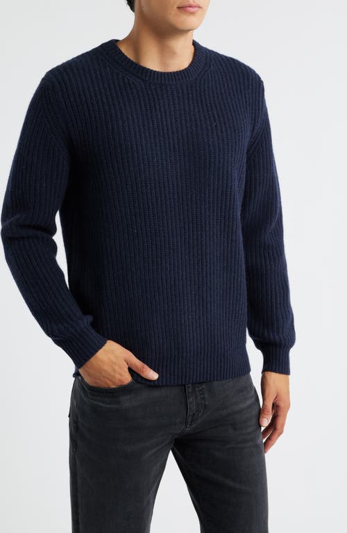 ALEX CRANE Vale Merino Wool Sweater in Indigo 