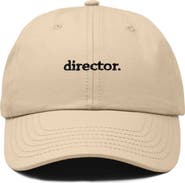 Dalix Director Embroidered Low Crown Cap