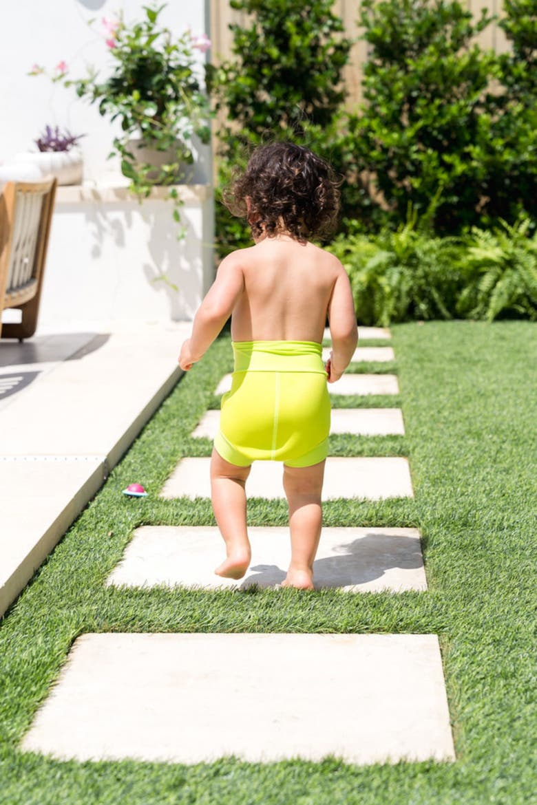 Happy Nappy™ Reusable Swim Diaper, Alternate, color, Neon Lime