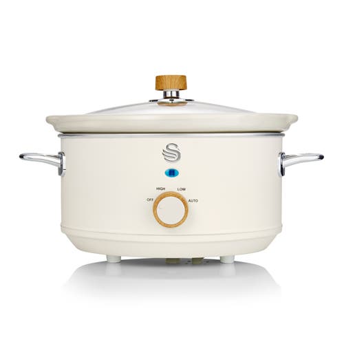 Swan Nordic 3.5l Slow Cooker In Neutral