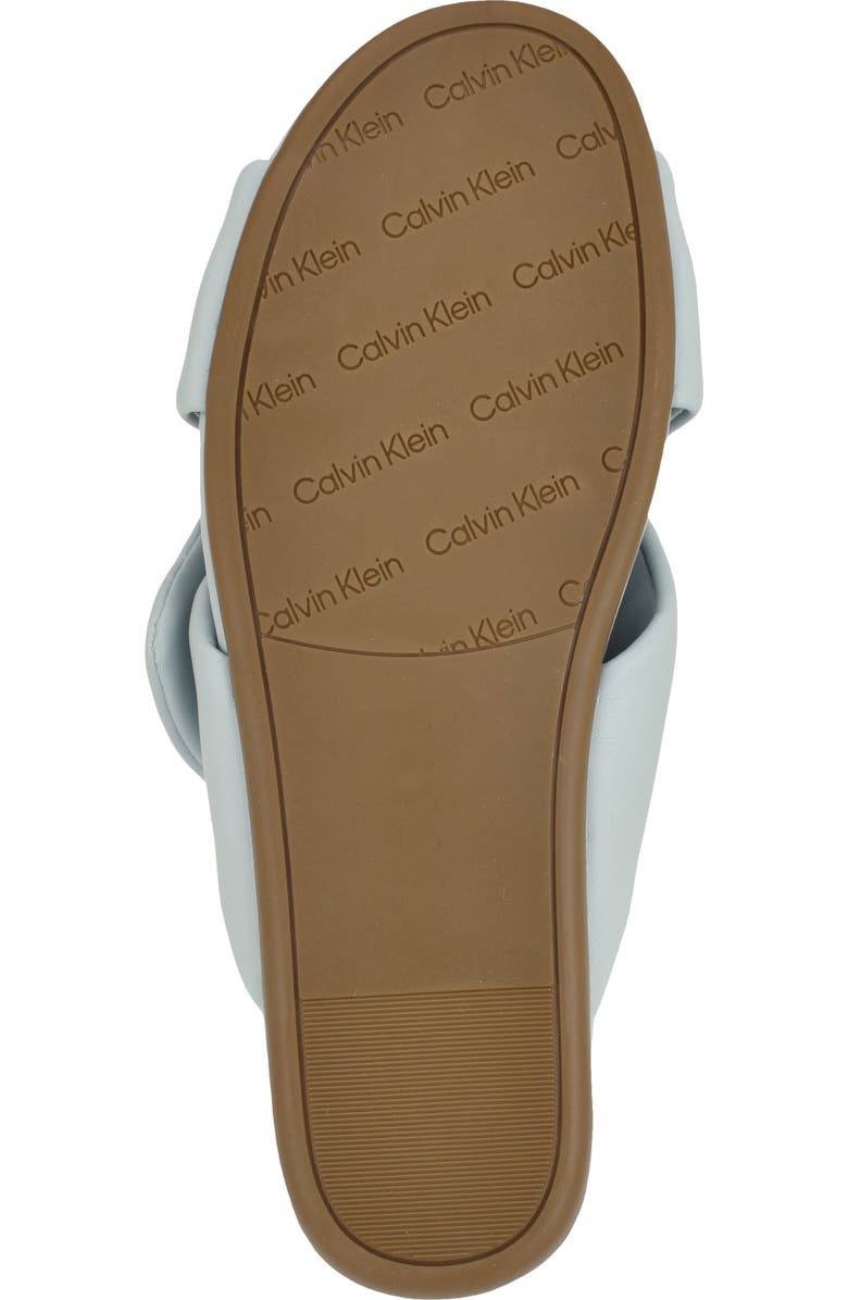 Calvin Klein Renley Slide Sandal, Alternate, color, Light Blue
