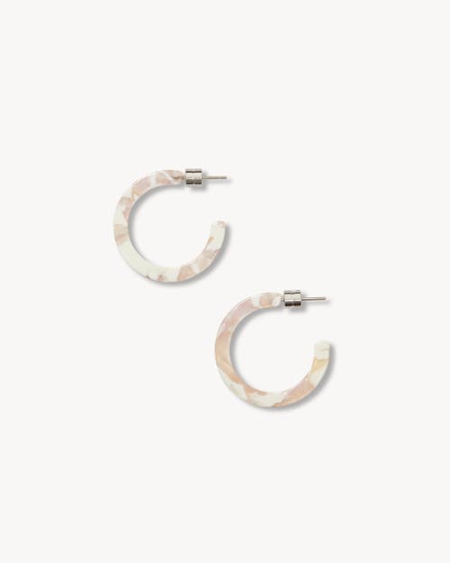 Machete Mini Hoops In White