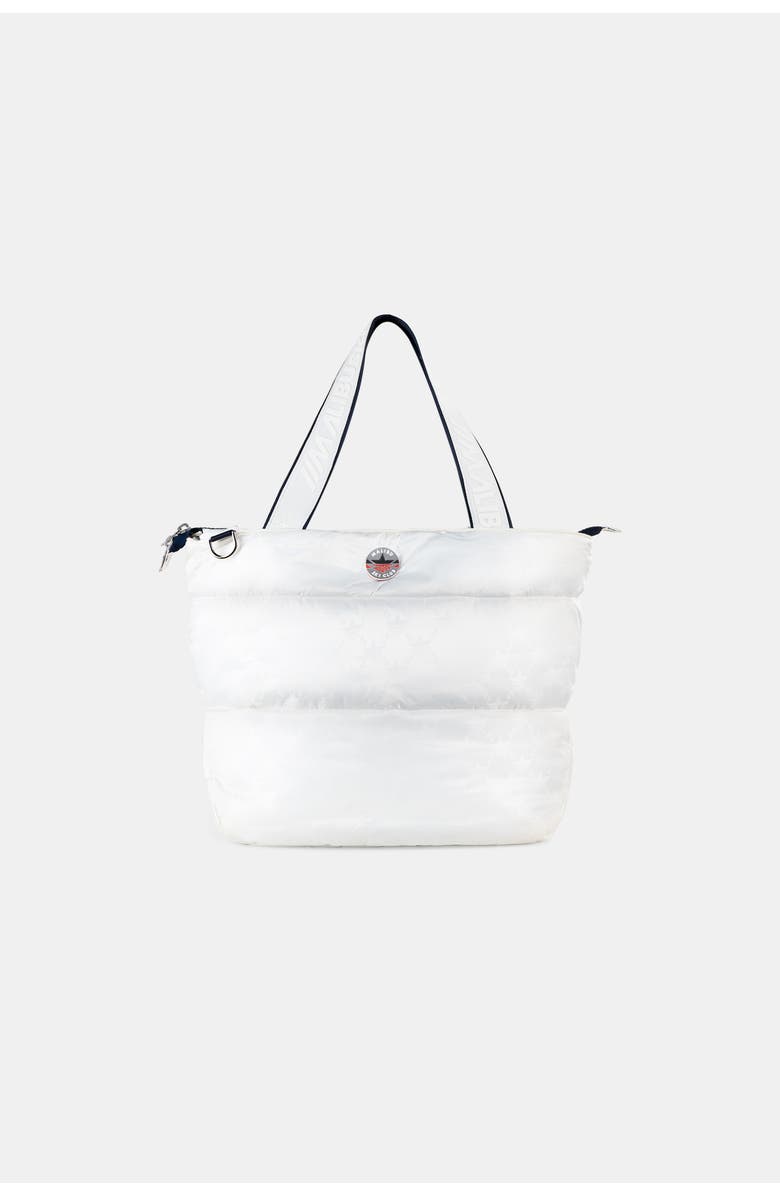 Malibu Ski Club Snowstar Tote, Alternate, color, White