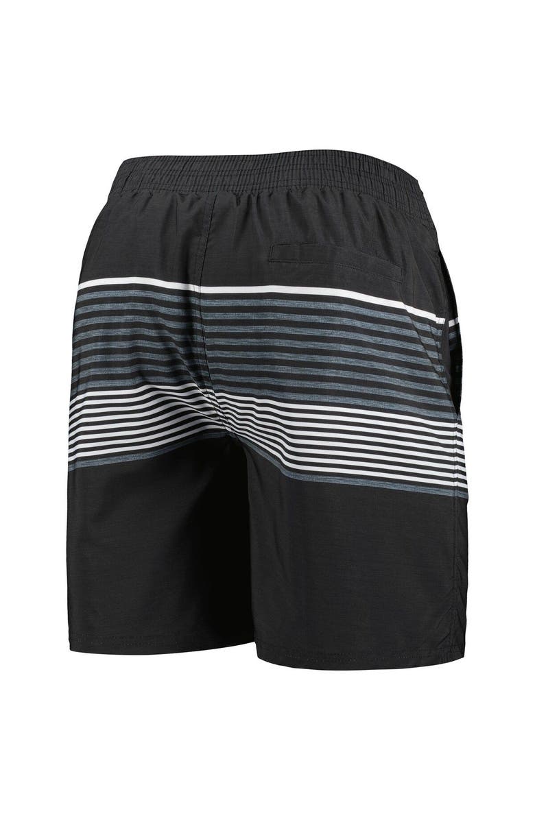 G-III SPORTS BY CARL BANKS Men's G-III Sports by Carl Banks Black Washington Commanders Coastline Volley Swim Shorts, Alternate, color, 