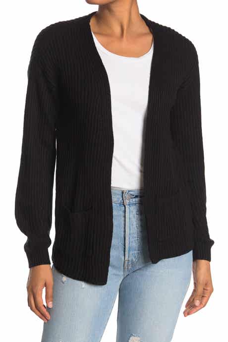 Love By Design Luxe Open Front Pocket Cardigan