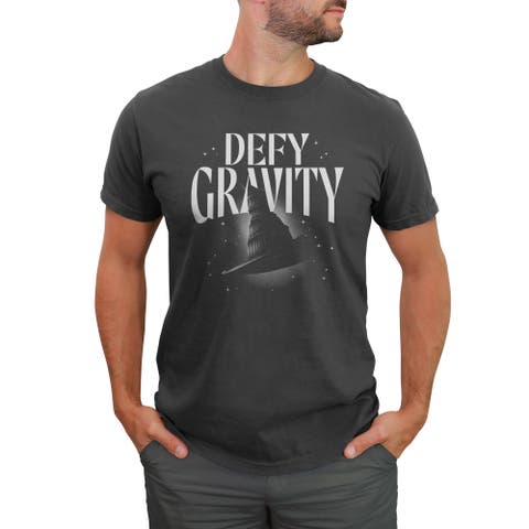 Men's Wicked Defy Gravity Witch Hat Graphic T-Shirt