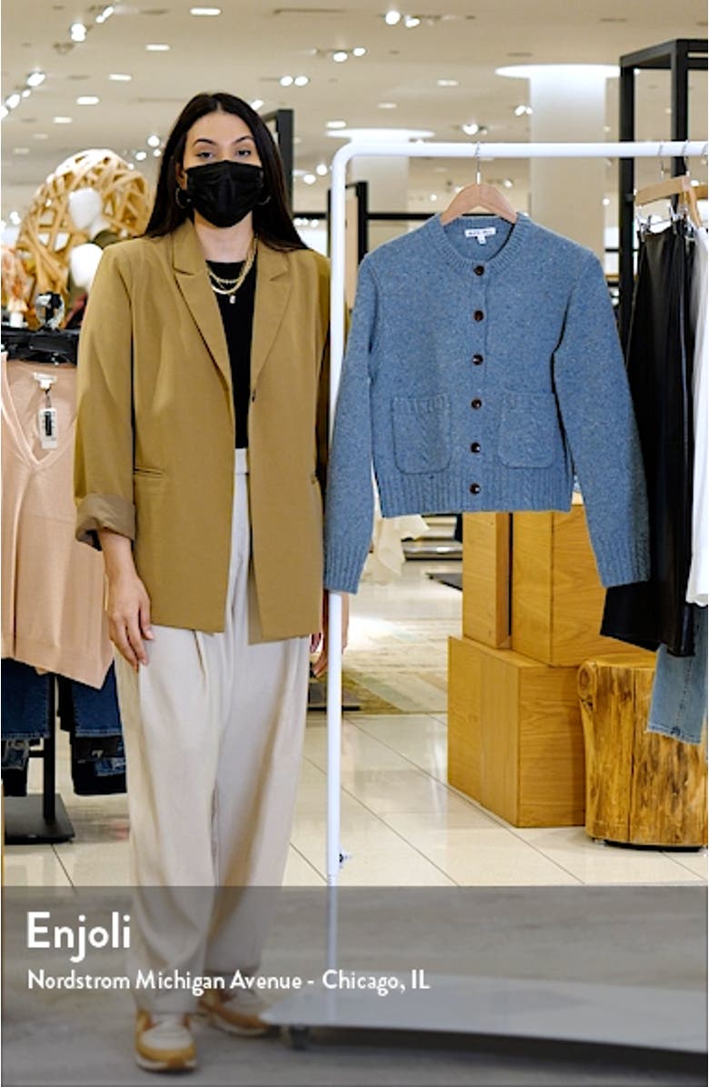 Francis Donegal Merino Wool Blend Cardigan, sales video thumbnail