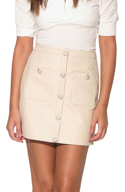 Libby Leather Skirt
