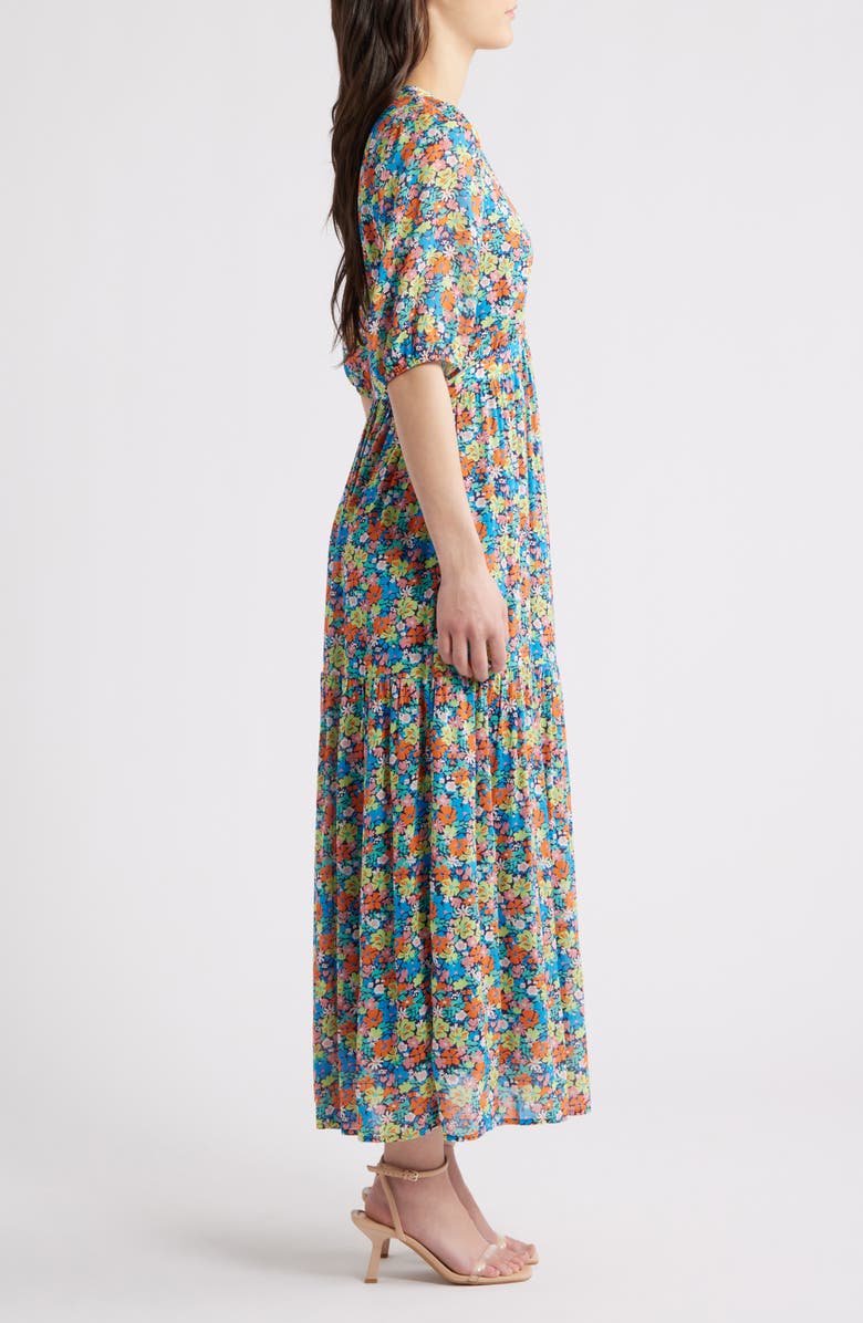 Hatley Fresh Flowers Empire Waist Maxi Dress, Alternate, color, 