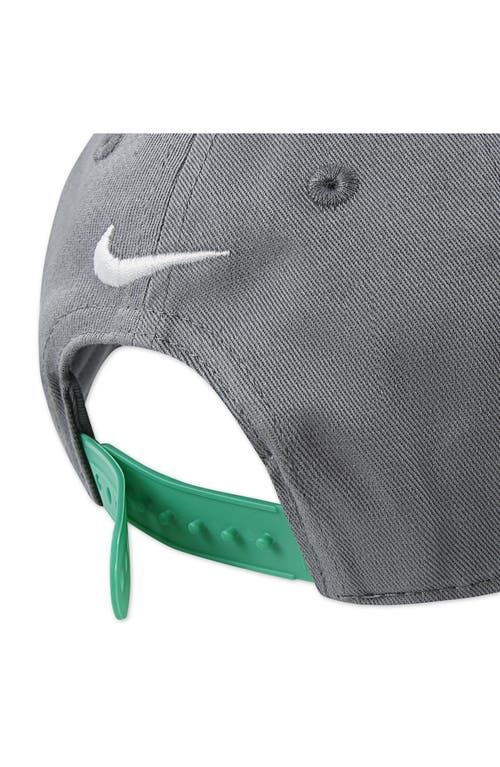 Nike Kids' Logo Patch Baseball Cap In Gray