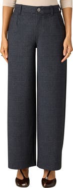 Wit & Wisdom Whitney Skyrise Flat Front Wide Leg Pants