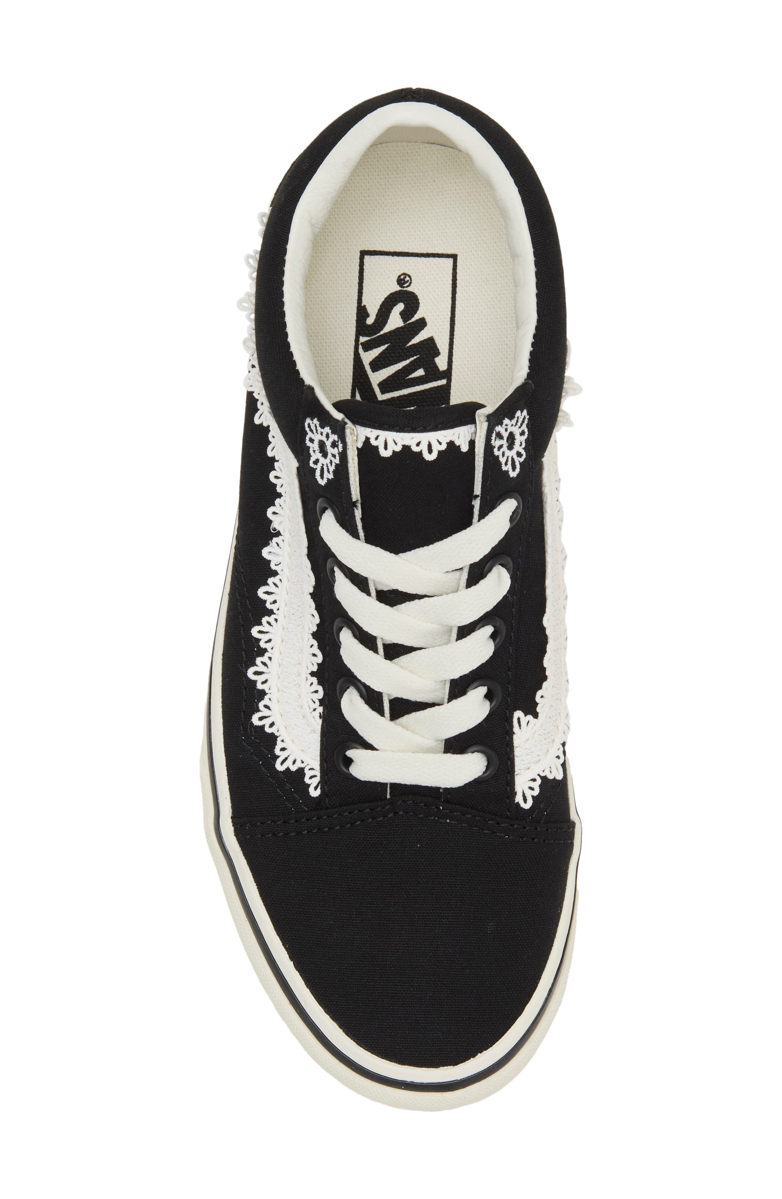 Old Skool Chou Chou Sneaker, Alternate, color, BLACK/MARSHMALLOW