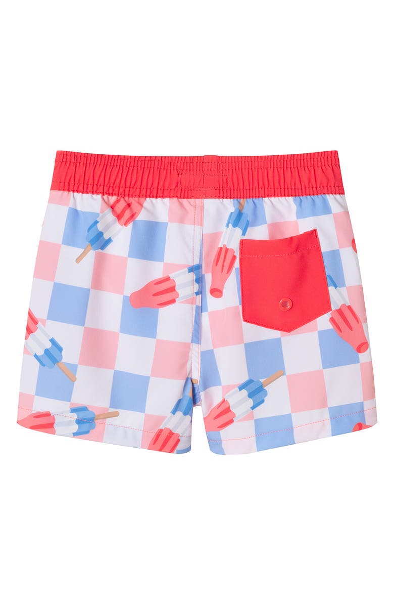 Andy & Evan Kids' Print Swim Trunks, Alternate, color, Ice Pop