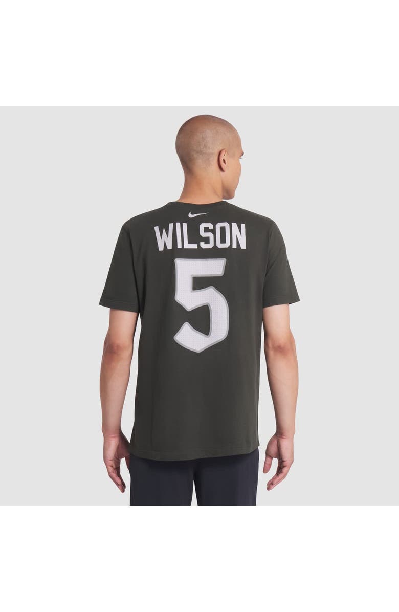 Nike Men's Nike Garrett Wilson Gotham Green New York Jets 2025 Rivalries Collection Player Name & Number T-Shirt, Alternate, color, Green