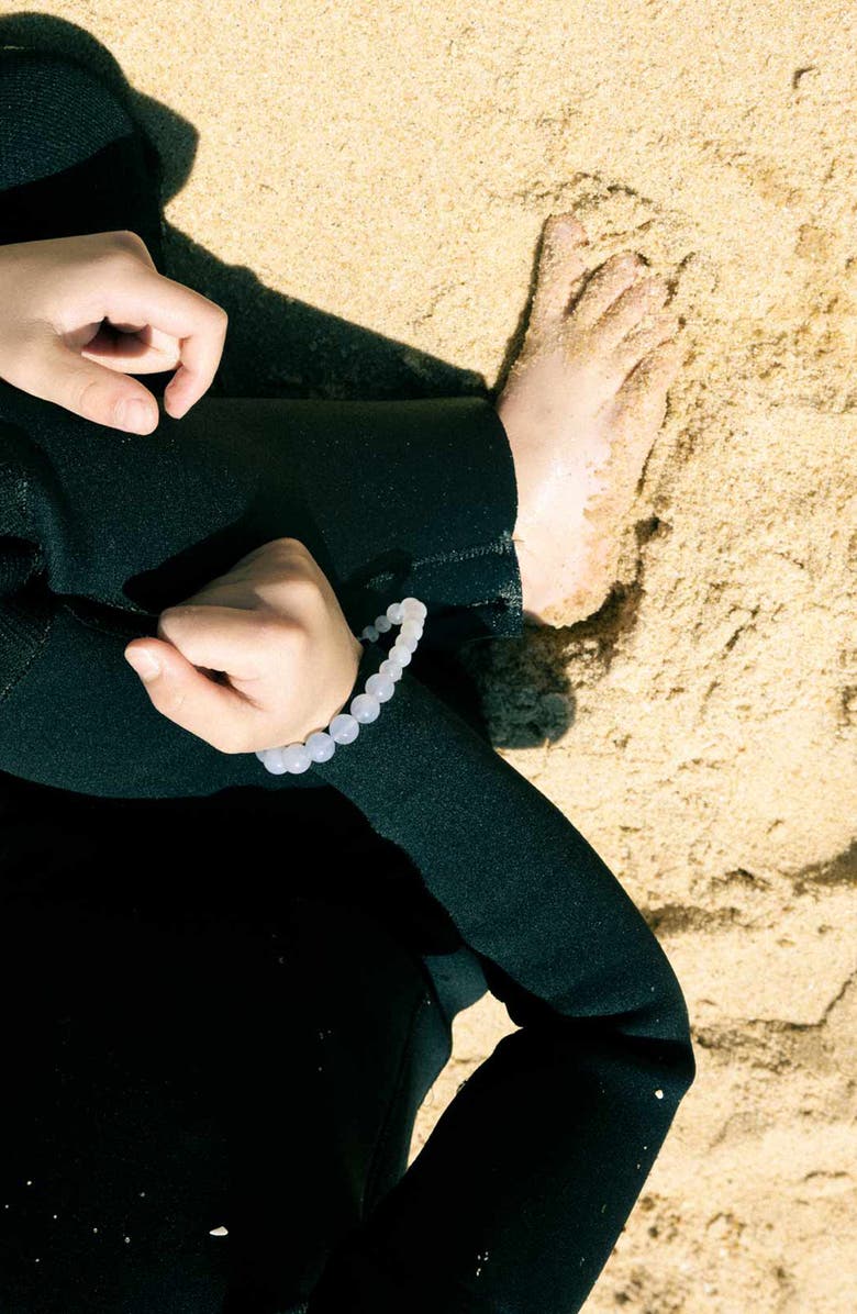 COMPLETEDWORKS Tidelands Blue Lace Agate Bracelet, Alternate, color, 18Ct Gold Plated