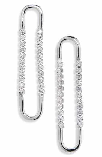NORDSTROM RACK CZ Chain Drop Earrings