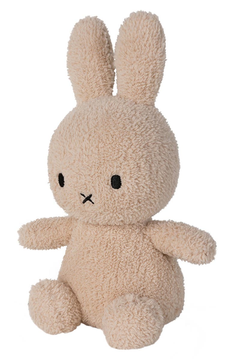 Bon Ton Toys x Miffy Sitting Terry Cloth Stuffed Animal, Alternate, color, Beige