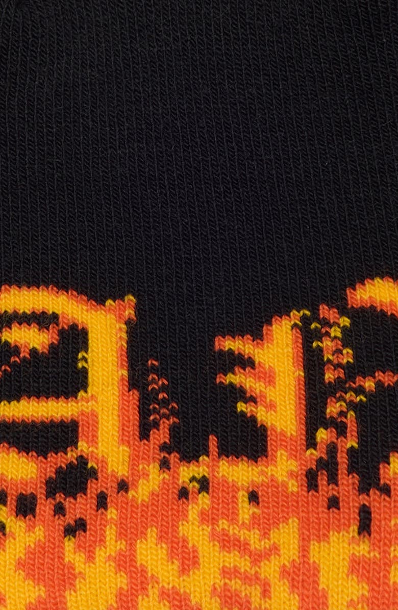 Vans Kids' Hovley Beanie, Alternate, color, Black/Flame