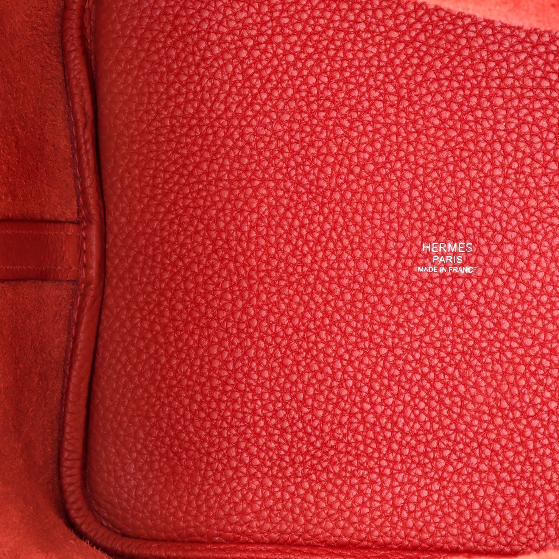 Pre-Owned Hermes Picotin Lock Bag Clemence MM, Alternate, color, Rouge Vif