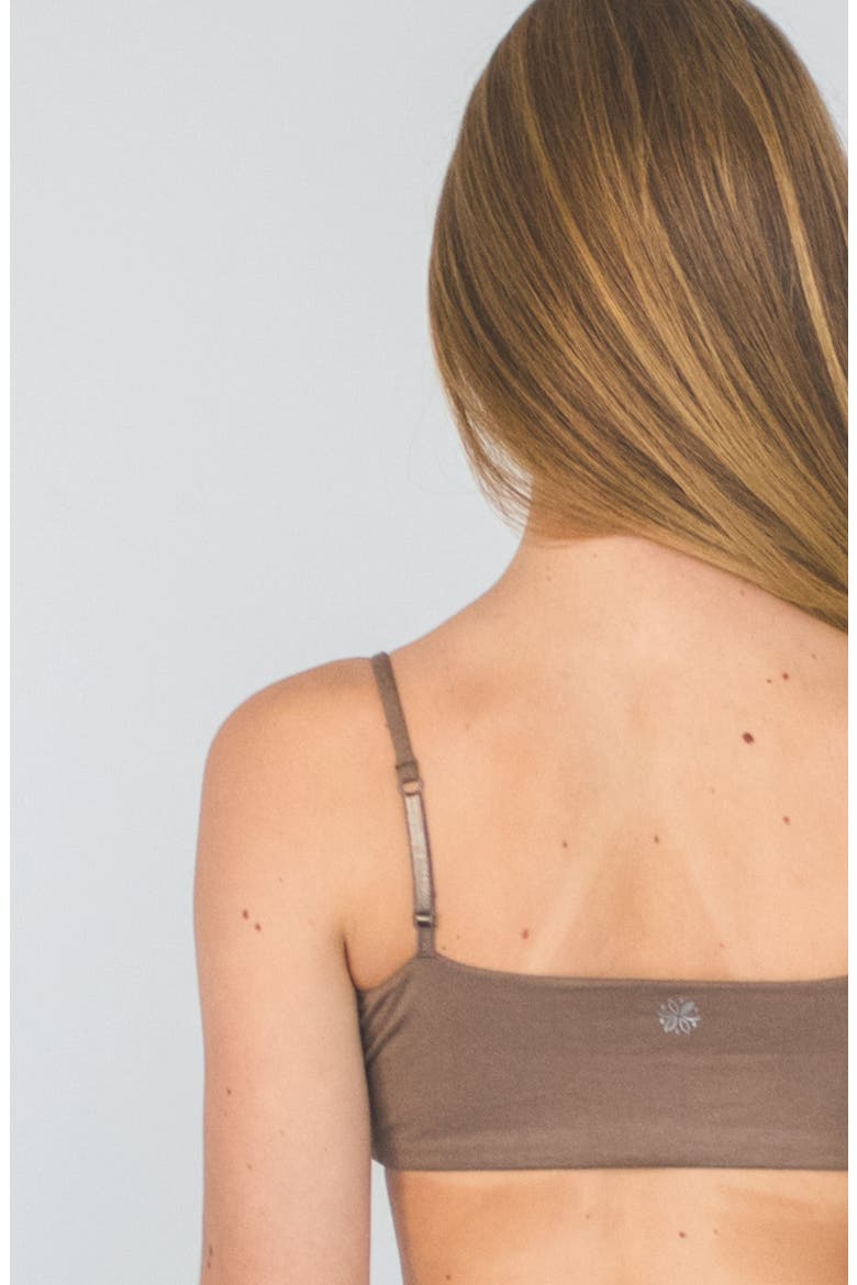 Bleum Neutral Kids' Seamless Bra, Alternate, color, Chocolate-Rose