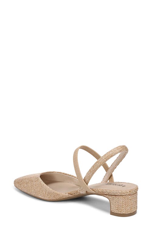 Lifestride Minimalist Womens Strappy Pointed Toe Slingback Heels In Brown