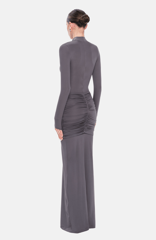 Ow Collection Celia Maxi Dress In Gray