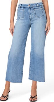 PAIGE Anessa High Waist Wide Leg Jeans
