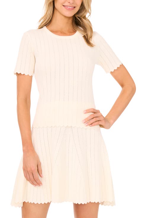 Rib Short Sleeve Sweater