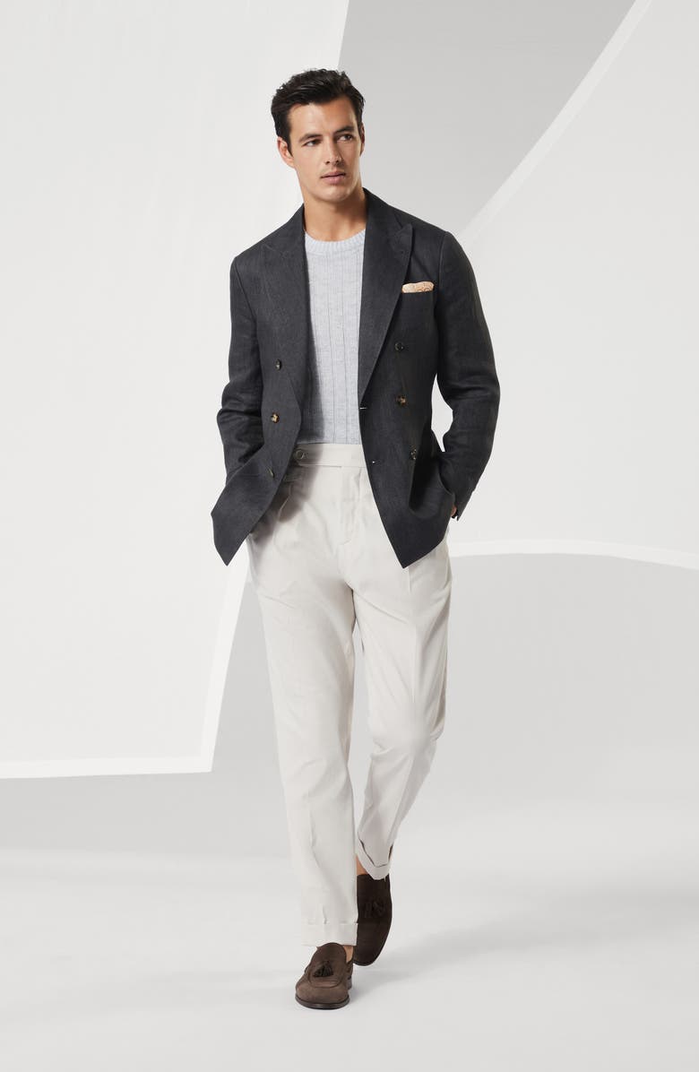 Brunello Cucinelli Knit T-shirt, Alternate, color, 