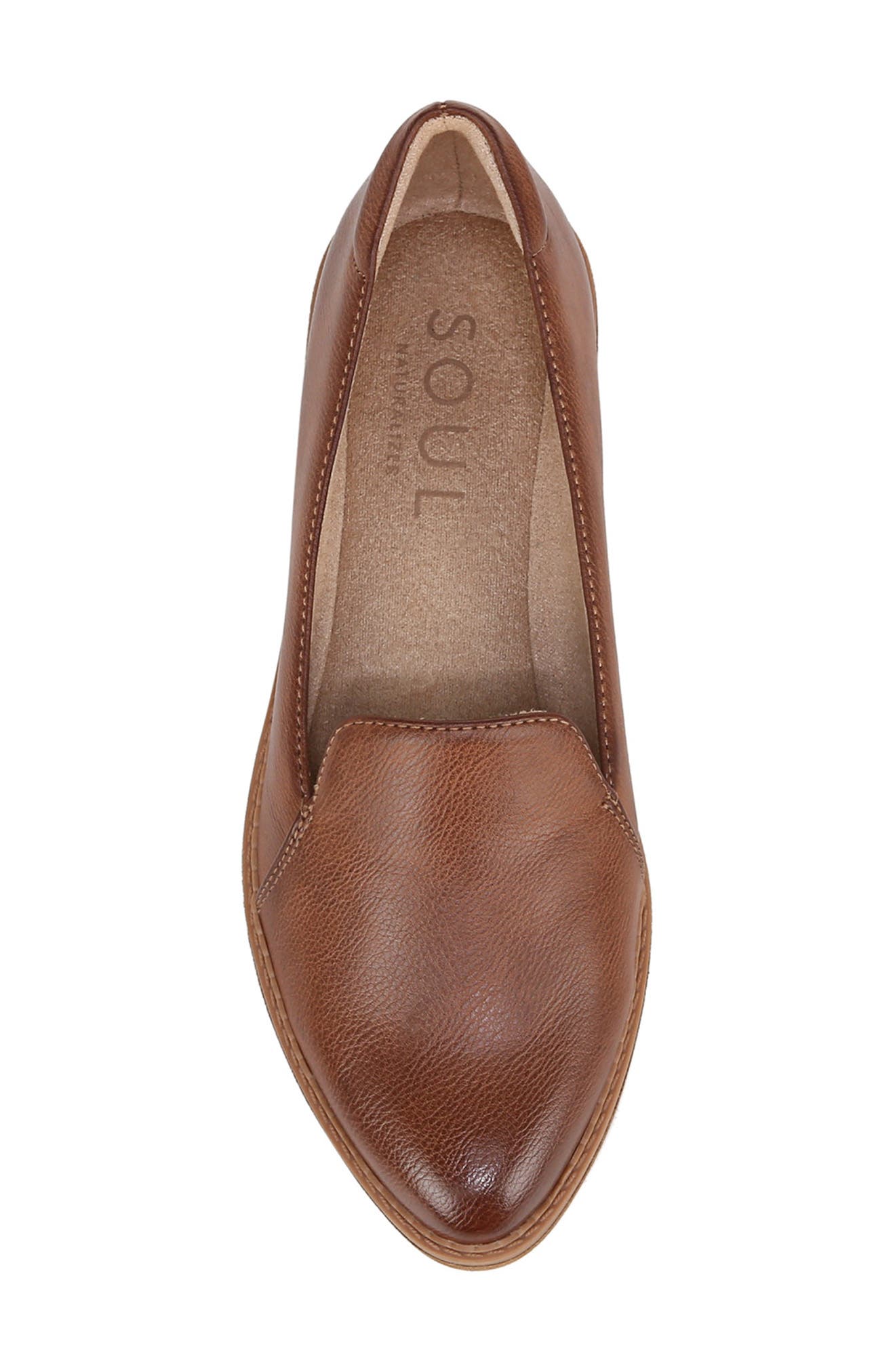 SOUL NATURALIZER Yipee Slip-On Loafer, Alternate, color, Saddle Brown Faux Leather