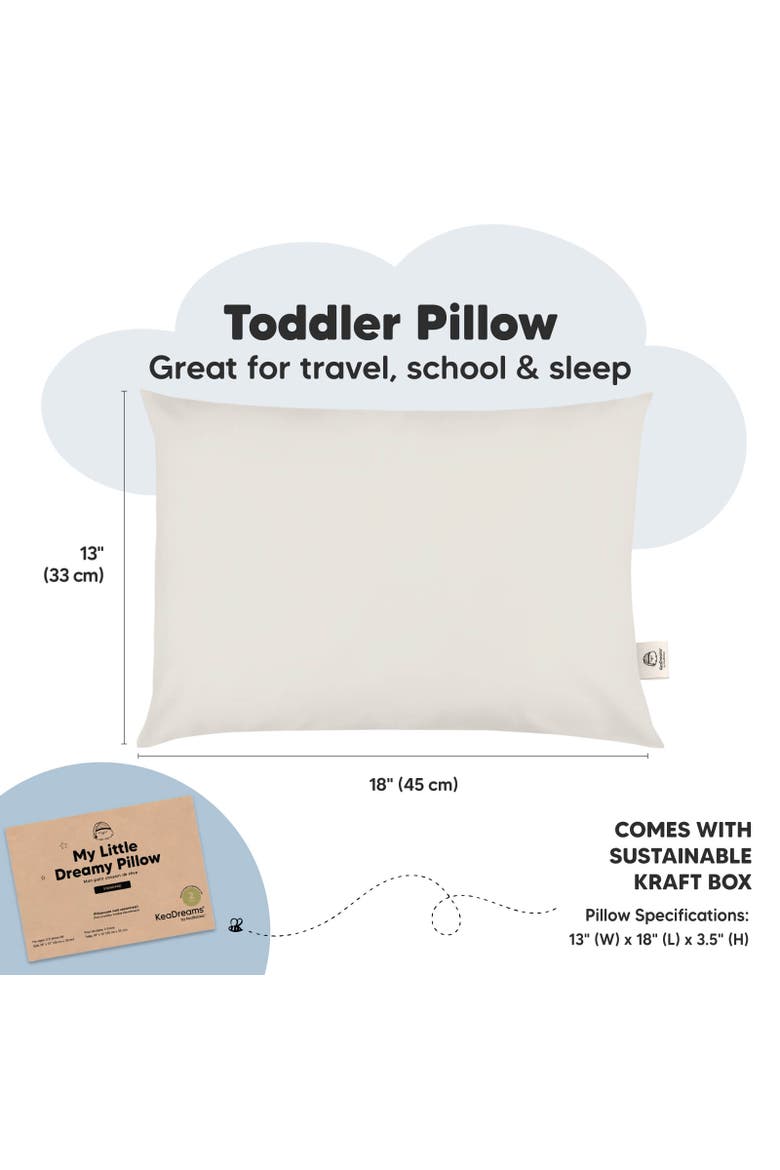 2-Pack Toddler Pillows, Alternate, color, Clay