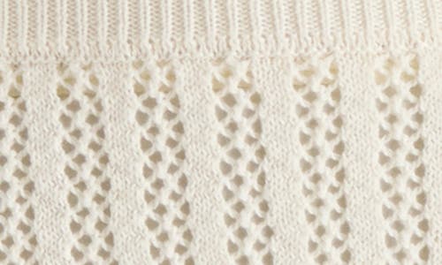 STEVE MADDEN STEVE MADDEN OPEN KNIT SWEATER TOP 