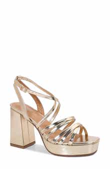 Ginny Faux Leather Platform Sandal