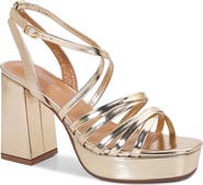 BERNESS Ginny Faux Leather Platform Sandal